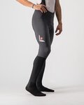 CASTELLI Lange Fahrradhose mit Trägern - VELOCISSIMO 5 - Schwarz/Gelb
