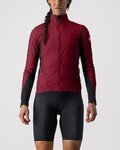 CASTELLI Winddichte Fahrradjacke - UNLIMITED W PUFFY - bordeaux