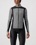 CASTELLI Langarm Fahrradtrikot für den Winter - SFIDA 2 W - Schwarz/Weiß