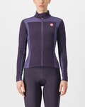 CASTELLI Langarm Fahrradtrikot für den Winter - SFIDA 2 W - Lila
