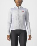 CASTELLI Langarm Fahrradtrikot für den Winter - SFIDA 2 W - Grau/Weiß