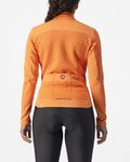 CASTELLI Langarm Fahrradtrikot für den Winter - SFIDA 2 W - Orange