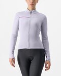 CASTELLI Langarm Fahrradtrikot für den Winter - SINERGIA 2 - Lila