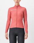 CASTELLI Langarm Fahrradtrikot für den Winter - SINERGIA 2 - Rot
