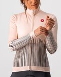 CASTELLI Langarm Fahrradtrikot für den Winter - SORPRESA - Rosa
