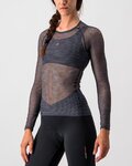 CASTELLI Langarm Fahrrad-Shirt - MIRACOLO W - Grau