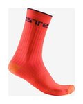 CASTELLI Klassische Fahrradsocken - DISTANZA 20 - Orange