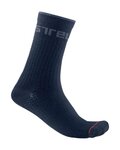 CASTELLI Klassische Fahrradsocken - DISTANZA 20 - Blau