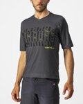 CASTELLI Kurzarm Fahrradtrikot - TRAIL TECH - Grau