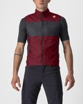 CASTELLI Fahrradweste - UNLIMITED PUFFY - bordeaux