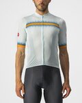 CASTELLI Kurzarm Fahrradtrikot - GRIMPEUR - Hellblau