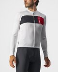 CASTELLI Langarm Fahrradtrikot für den Sommer - PROLOGO 7 - Weiß