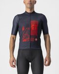 CASTELLI Kurzarm Fahrradtrikot - 13 SCREEN - Blau