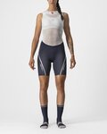 CASTELLI Fahrradshorts ohne Träger - VELOCISSIMA 3 - Blau/Silber