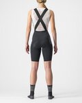 CASTELLI Kurze Fahrradhose mit Trägern - FREE UNLIMITED W - Schwarz