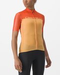 CASTELLI Kurzarm Fahrradtrikot - VELOCISSIMA - Orange