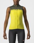 CASTELLI Ärmelloses Fahrradtrikot - VELOCISSIMA - Gelb/Grün