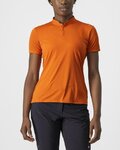 CASTELLI Kurzarm Fahrrad-Shirt - TECH 2 POLO - Orange