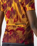 CASTELLI Kurzarm Fahrradtrikot - UNLTD SENTIERO - Orange/Rot