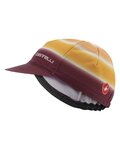 CASTELLI Fahrradmütze - DOLCE - Orange/bordeaux