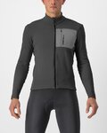 CASTELLI Langarm Fahrradtrikot für den Winter - UNLIMITED TRAIL - Grau