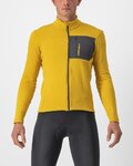 CASTELLI Langarm Fahrradtrikot für den Winter - UNLIMITED TRAIL - Gelb