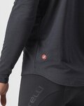 CASTELLI Langarm Fahrradtrikot für den Winter - UNLIMITED MERINO - Schwarz