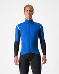 CASTELLI Langarm Fahrradtrikot für den Winter - GABBA ROS 2 - Blau