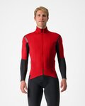 CASTELLI Langarm Fahrradtrikot für den Winter - GABBA ROS 2 - Rot