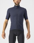 CASTELLI Kurzarm Fahrradtrikot - PERFETTO ROS 2 WIND - Blau