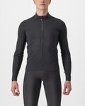 CASTELLI Langarm Fahrradtrikot für den Winter - FLIGHT LS AIR - Schwarz