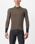 CASTELLI Langarm Fahrradtrikot für den Winter - FLIGHT LS AIR - Grün