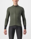 CASTELLI Langarm Fahrradtrikot für den Winter - FLIGHT LS AIR - Hellgrün