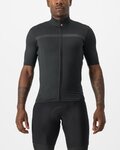 CASTELLI Kurzarm Fahrradtrikot - PRO THERMAL MID - Schwarz
