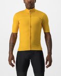 CASTELLI Kurzarm Fahrradtrikot - PRO THERMAL MID - Gelb