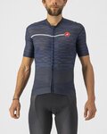 CASTELLI Kurzarm Fahrradtrikot - INSIDER - Blau