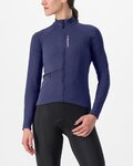 CASTELLI Langarm Fahrradtrikot für den Winter - UNLIMITED TRAIL W - Blau