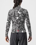 CASTELLI Langarm Fahrradtrikot für den Sommer - UNLIMITED W THERMAL - Schwarz/Weiß