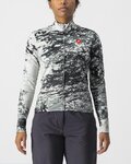CASTELLI Langarm Fahrradtrikot für den Winter - UNLIMITED W THERMAL - Grau/Weiß