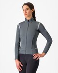 CASTELLI Fahrrad-Thermojacke - PERFETTO ROS 2 W - Grau