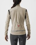 CASTELLI Fahrrad-Thermojacke - PERFETTO RoS 2 W - Beige