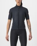 CASTELLI Kurzarm Fahrradtrikot - PERFETTO ROS 2 W WIND - Schwarz