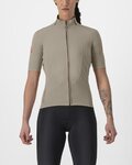 CASTELLI Kurzarm Fahrradtrikot - PERFETTO RoS 2 W WIND - Beige