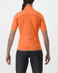 CASTELLI Kurzarm Fahrradtrikot - PERFETTO RoS 2 W WIND - Orange