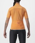 CASTELLI Kurzarm Fahrradtrikot - PERFETTO ROS 2 W WIND - Orange