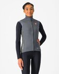 CASTELLI Fahrradweste - PERFETTO ROS 2 W - Grau