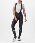 CASTELLI Lange Fahrradhose mit Trägern - VELOCISSIMA DT - Schwarz/Hellgrün