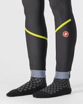 CASTELLI Lange Fahrradhose ohne Träger  - VELOCISSIMA THERMAL - Schwarz/Hellgrün