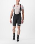 CASTELLI Kurze Fahrradhose mit Trägern - PREMIO BLACK LTD EDITION - Schwarz/Weiß