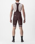 CASTELLI Kurze Fahrradhose mit Trägern - FREE AERO RC CLASSIC - bordeaux/Weiß